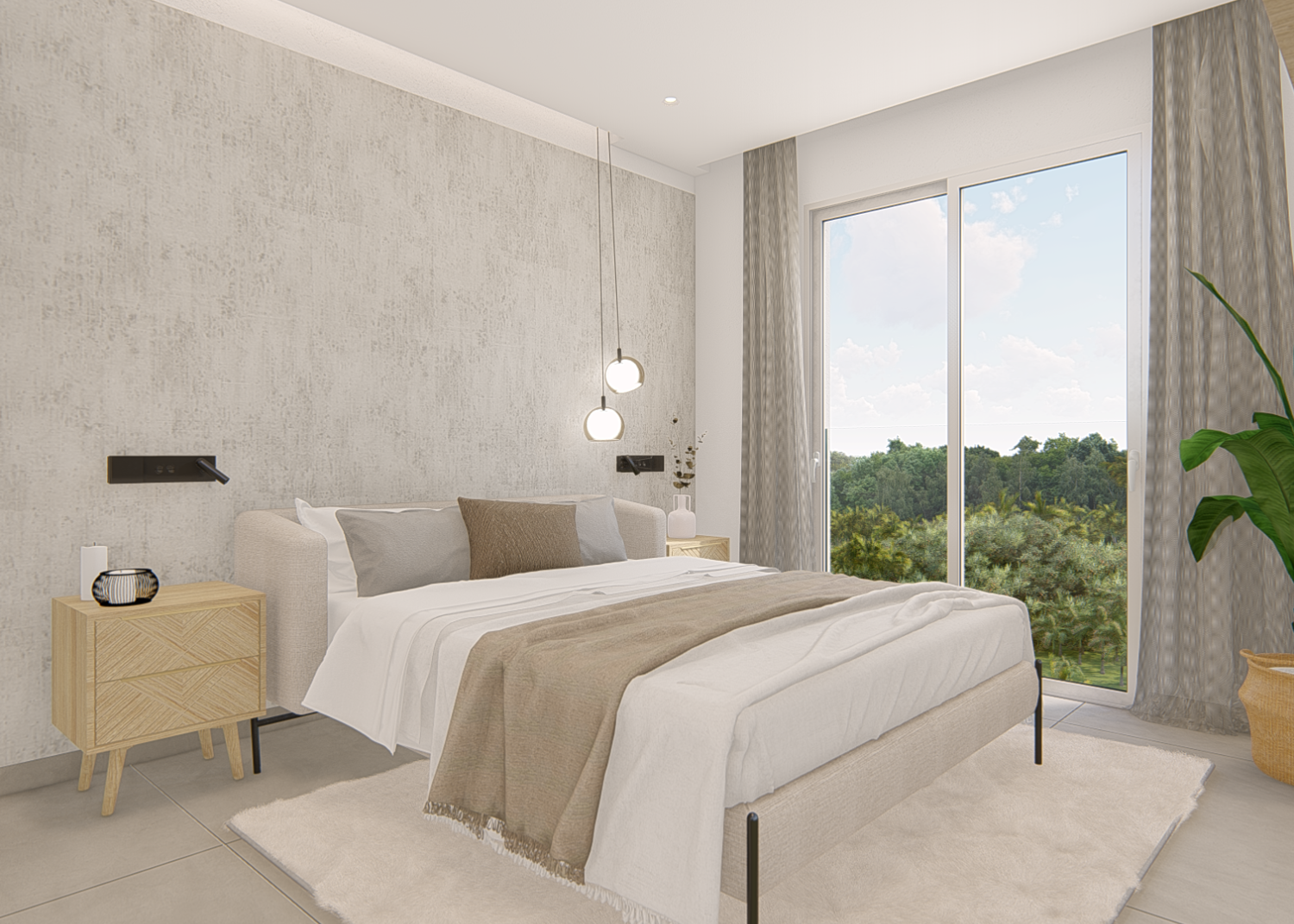 Elegant 'New Build' 2 bedroom apartment with communal pool in El Raso, Guardamar