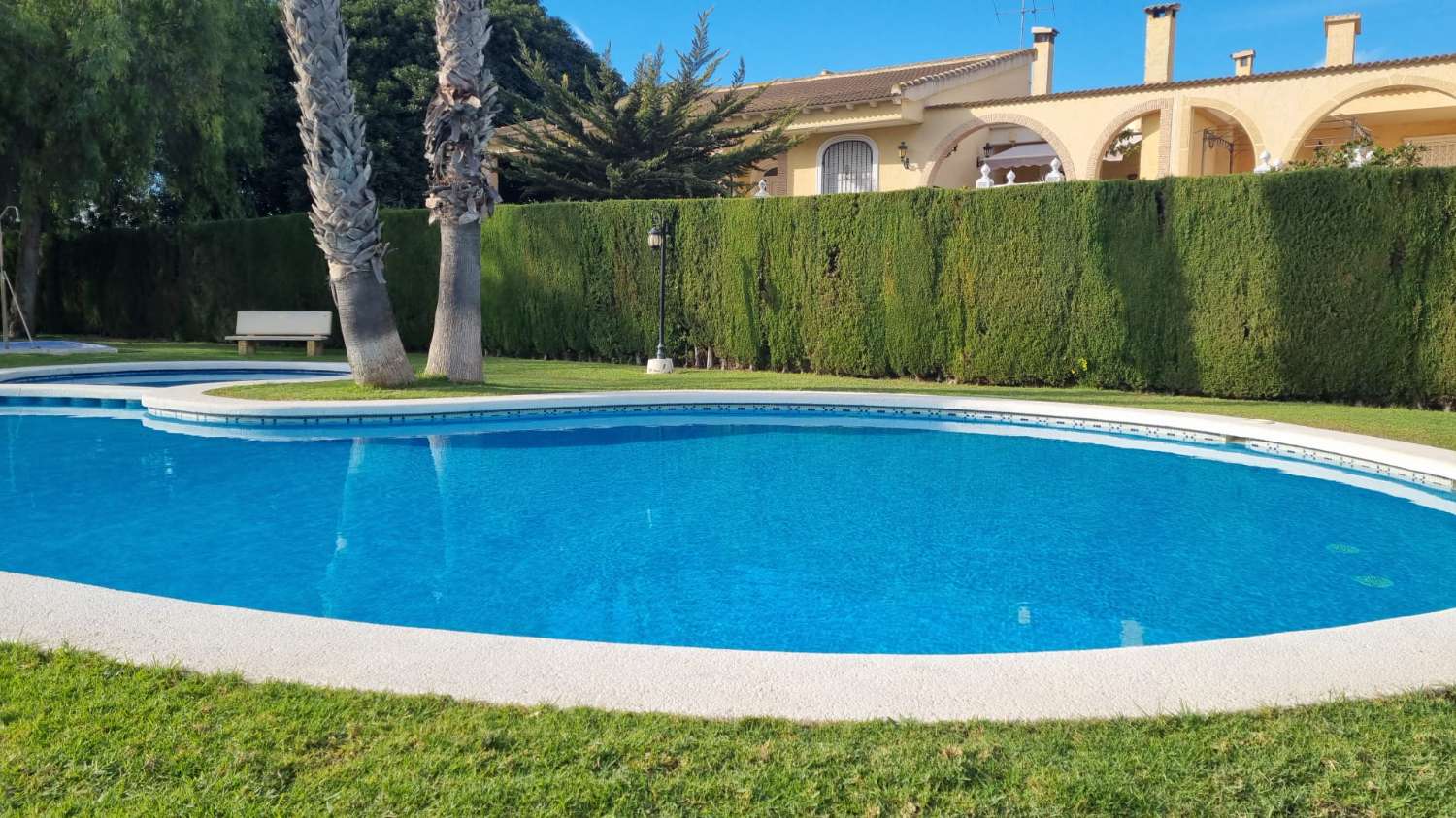 SOLD-Beautiful 2 Bedroom Townhouse with Underbuild and Communal Pool in Catral